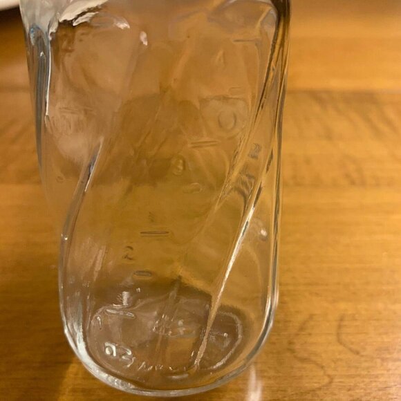 Vintage Lot of 5 Evenflo Twist Glass Baby Bottles No Caps 4 OZ Made in Mexico‌ - Picture 4 of 5